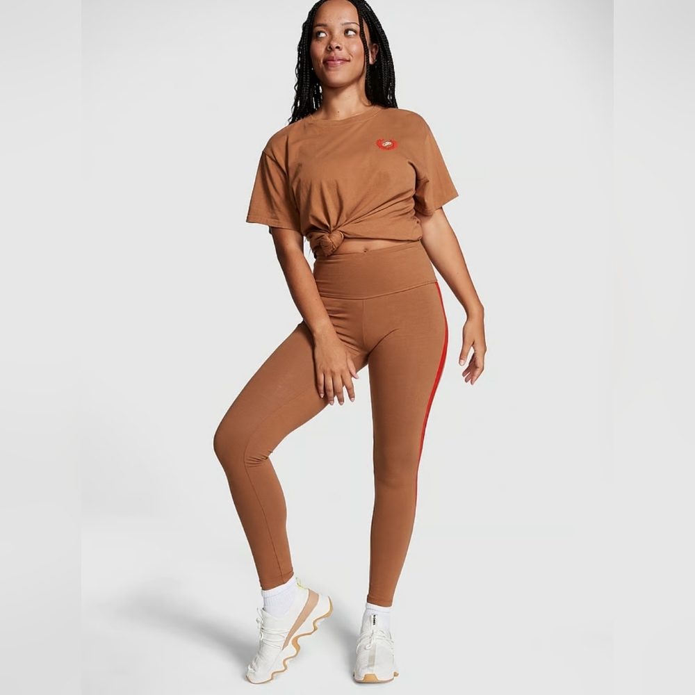 New! Victoria Secret, Leggins Size M, Caramel Kiss Color,